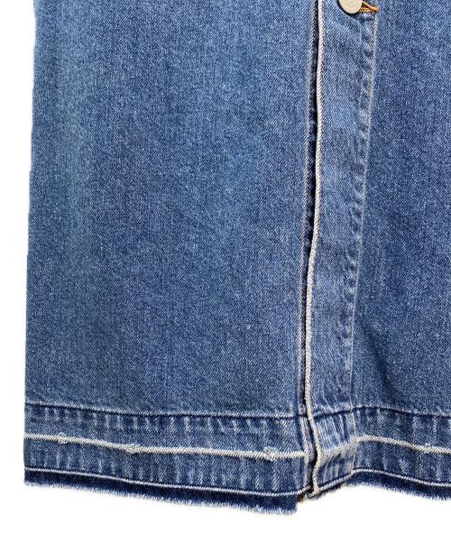 Whim Gazette（ウィムガゼット）Whim Gazette (ウィムガゼット) DENIMワンピース ブルー サイズ:Fの古着・服飾アイテム