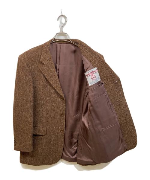 DANIEL CREMIEUX（ダニエルクレミュー）DANIEL CREMIEUX (ダニエルクレミュー) Harris Tweed (ハリスツイード) ウールツイードジャケット ブラウン サイズ:48の古着・服飾アイテム