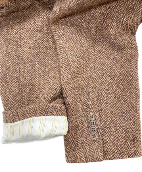 DANIEL CREMIEUX（ダニエルクレミュー）DANIEL CREMIEUX (ダニエルクレミュー) Harris Tweed (ハリスツイード) ウールツイードジャケット ブラウン サイズ:48の古着・服飾アイテム