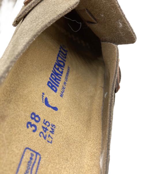 BIRKENSTOCK（ビルケンシュトック）BIRKENSTOCK (ビルケンシュトック) BOSTON BS ブラウン サイズ:24.5cmの古着・服飾アイテム