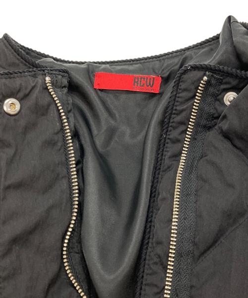 RED CHOP WORKS（レッドチョップワークス）RED CHOP WORKS (レッドチョップワークス) キルティングダウンコート ブラック サイズ:38の古着・服飾アイテム