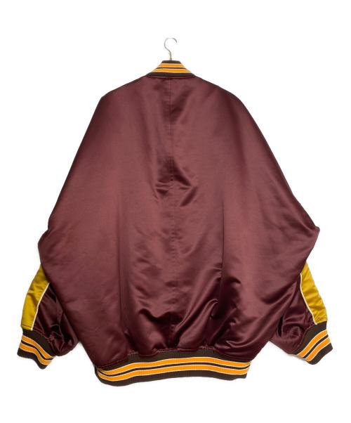 Maison MIHARA YASUHIRO（メゾン ミハラ ヤスヒロ）Maison MIHARA YASUHIRO (メゾン ミハラ ヤスヒロ) HUGE STADIUM JACKET ボルドー サイズ:48の古着・服飾アイテム