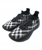 BURBERRYバーバリー）の古着「スニーカー」｜ブラック×ホワイト