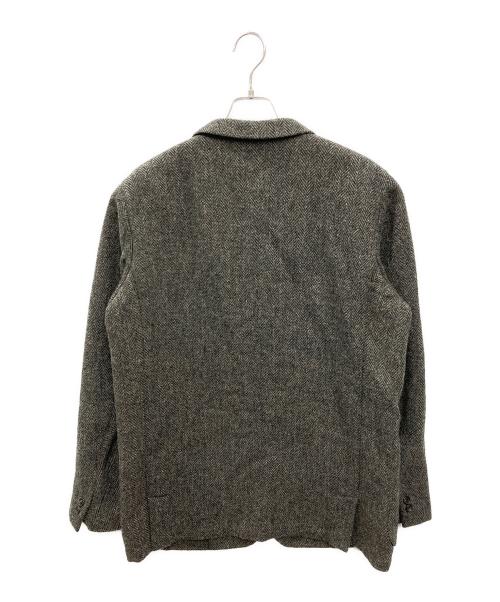 MARGARET HOWELL（マーガレットハウエル）MARGARET HOWELL (マーガレットハウエル) Harris Tweed (ハリスツイード) ヘリンボーン ジャケット グレー サイズ:XLの古着・服飾アイテム