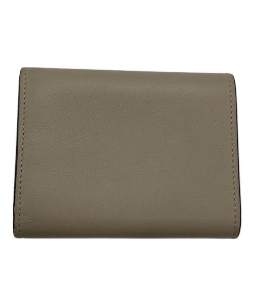 LOEWE（ロエベ）LOEWE (ロエベ) 3つ折り財布 ライトオーツ×タンの古着・服飾アイテム