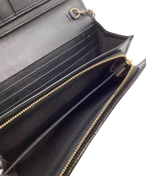 JIMMY CHOO（ジミーチュウ）JIMMY CHOO (ジミーチュウ) チェーンウォレットバッグ ブラックの古着・服飾アイテム