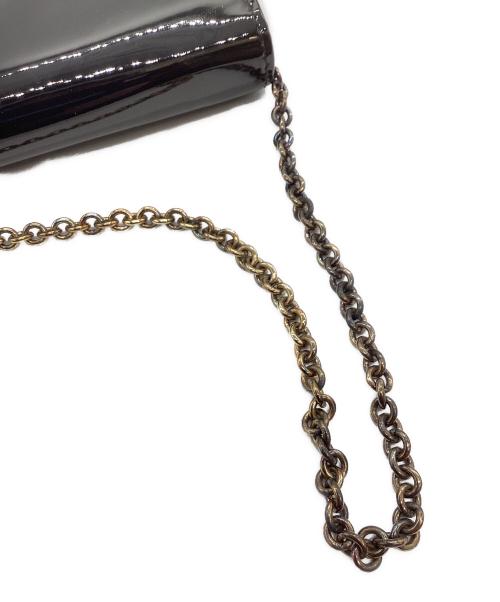 JIMMY CHOO（ジミーチュウ）JIMMY CHOO (ジミーチュウ) チェーンウォレットバッグ ブラックの古着・服飾アイテム