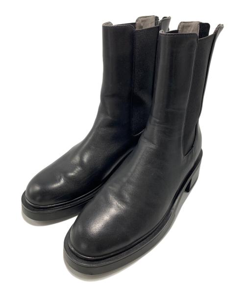 Le Talon（ル タロン）Le Talon (ル タロン) レザーモールドチェルシーショートブーツ ブラック サイズ:SIZE LLの古着・服飾アイテム