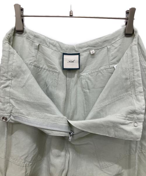 KITH（キス）KITH (キス) ワイドパンツ ライトグレー サイズ:25の古着・服飾アイテム
