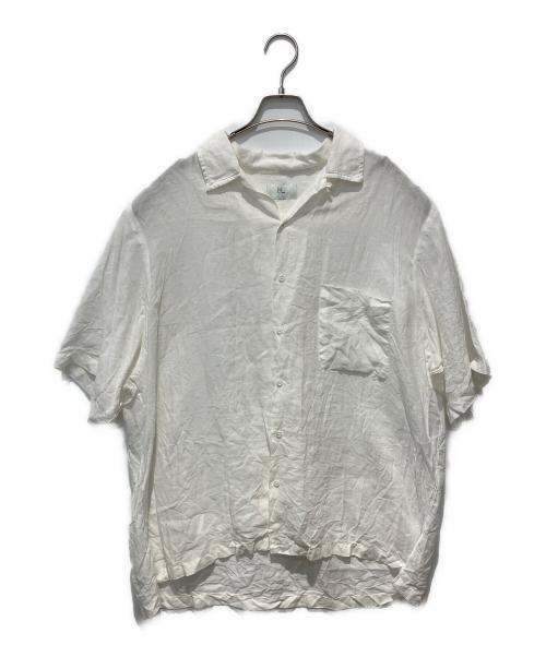 HERILL（ヘリル）HERILL (ヘリル) リネンラミーオープンカラーシャツ ホワイト サイズ:1の古着・服飾アイテム