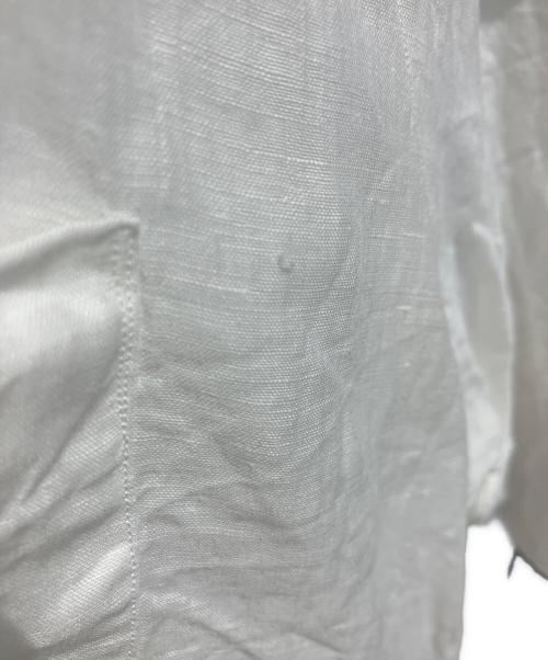 HERILL（ヘリル）HERILL (ヘリル) リネンラミーオープンカラーシャツ ホワイト サイズ:1の古着・服飾アイテム