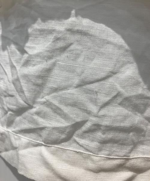 HERILL（ヘリル）HERILL (ヘリル) リネンラミーオープンカラーシャツ ホワイト サイズ:1の古着・服飾アイテム