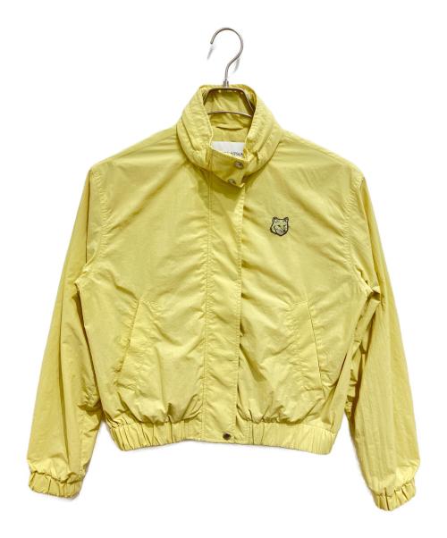 maison kitsune（メゾンキツネ）MAISON KITSUNE (メゾンキツネ) WINDBREAKER イエロー サイズ:Ｓの古着・服飾アイテム