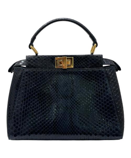 FENDI（フェンディ）FENDI (フェンディ) PEEKABOO MINI / ピーカブー ミニ ネイビー サイズ:ミニの古着・服飾アイテム