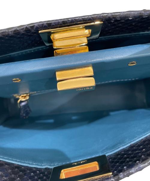 FENDI（フェンディ）FENDI (フェンディ) PEEKABOO MINI / ピーカブー ミニ ネイビー サイズ:ミニの古着・服飾アイテム