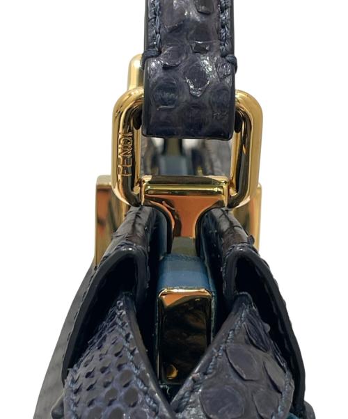 FENDI（フェンディ）FENDI (フェンディ) PEEKABOO MINI / ピーカブー ミニ ネイビー サイズ:ミニの古着・服飾アイテム