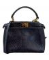 FENDI（フェンディ）の古着「PEEKABOO MINI / ピーカブー ミニ」｜ネイビー