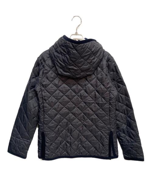 SAINT JAMES（セントジェームス）SAINT JAMES (セントジェームス) LAVENHAM (ラベンハム) フーデッドキルティングジャケット ネイビー サイズ:38の古着・服飾アイテム