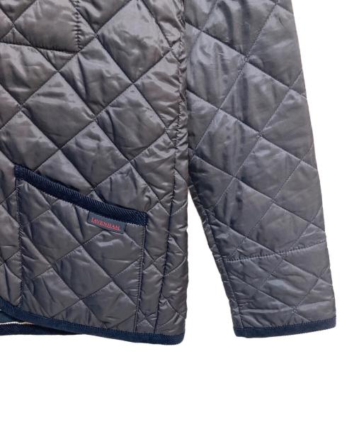 SAINT JAMES（セントジェームス）SAINT JAMES (セントジェームス) LAVENHAM (ラベンハム) フーデッドキルティングジャケット ネイビー サイズ:38の古着・服飾アイテム