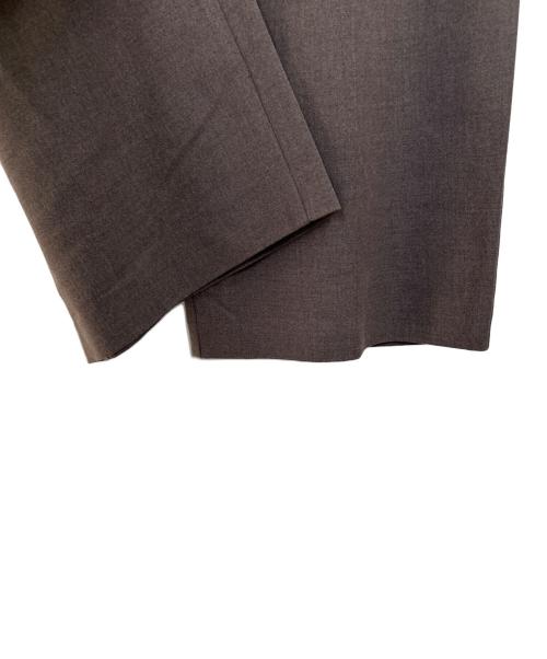 anuke（アンヌーク）anuke (アンヌーク) タックワイドパンツ ブラウン サイズ:36の古着・服飾アイテム