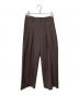 anuke（アンヌーク）の古着「タックワイドパンツ」｜ブラウン
