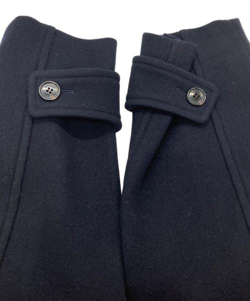 FRAY ID（フレイ アイディー）FRAY ID (フレイ アイディー) ウールリバーバルマカンコート ネイビーの古着・服飾アイテム