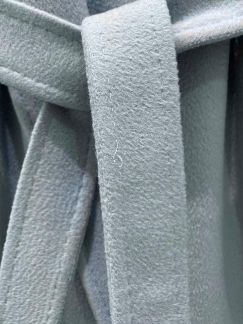 MaxMara（マックスマーラ）MaxMara (マックスマーラ) マニュエラアイコンコート ライトブルー サイズ:34の古着・服飾アイテム