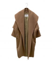 MaxMara（マックスマーラ）の古着「ショールカラー ダブルフェイス コート」｜キャメル
