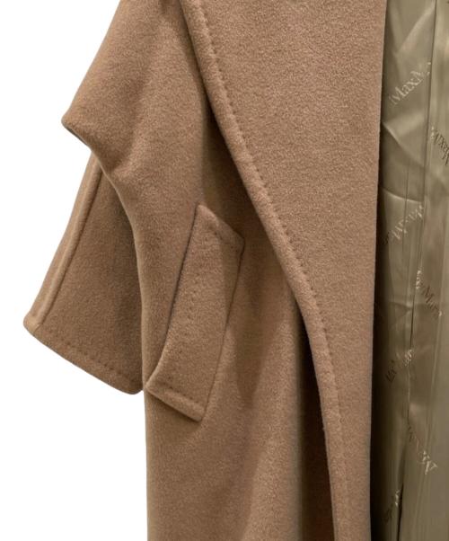 MaxMara（マックスマーラ）MaxMara (マックスマーラ) ショールカラー ダブルフェイス コート キャメル サイズ:34の古着・服飾アイテム