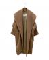 MaxMara（マックスマーラ）の古着「ショールカラー ダブルフェイス コート」｜キャメル