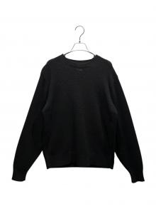 COMOLI（コモリ）の古着「ラムズウールクルーネックニット」｜ブラック