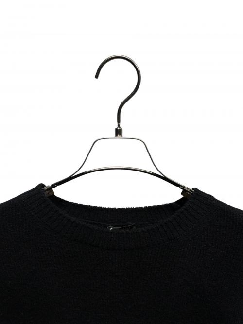 COMOLI（コモリ）COMOLI (コモリ) ラムズウールクルーネックニット ブラック サイズ:2の古着・服飾アイテム