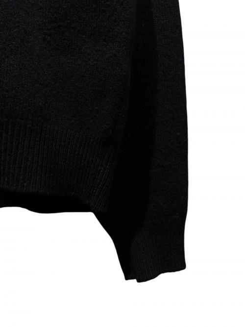 COMOLI（コモリ）COMOLI (コモリ) ラムズウールクルーネックニット ブラック サイズ:3の古着・服飾アイテム
