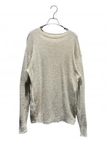 COMOLI（コモリ）の古着「ヘンプガンジーニット」｜ベージュ