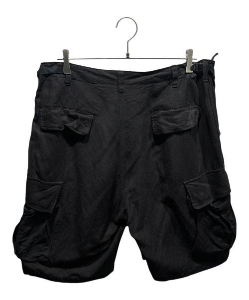 COMOLI（コモリ）COMOLI (コモリ) ヴィスコースリネン B.D.Uショーツ ブラック サイズ:3の古着・服飾アイテム