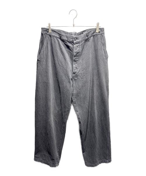 COMOLI（コモリ）COMOLI (コモリ) デニムオーバーパンツ ブラック サイズ:3の古着・服飾アイテム