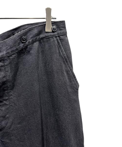 COMOLI（コモリ）COMOLI (コモリ) デニムオーバーパンツ ブラック サイズ:3の古着・服飾アイテム