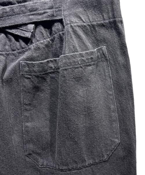 COMOLI（コモリ）COMOLI (コモリ) デニムオーバーパンツ ブラック サイズ:3の古着・服飾アイテム