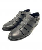 BEAMSビームス）の古着「スコッチレザーグルカサンダル」｜ブラック