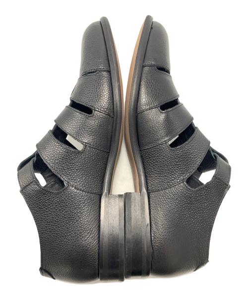 BEAMS（ビームス）BEAMS (ビームス) スコッチレザーグルカサンダル ブラック サイズ:SIZE41の古着・服飾アイテム