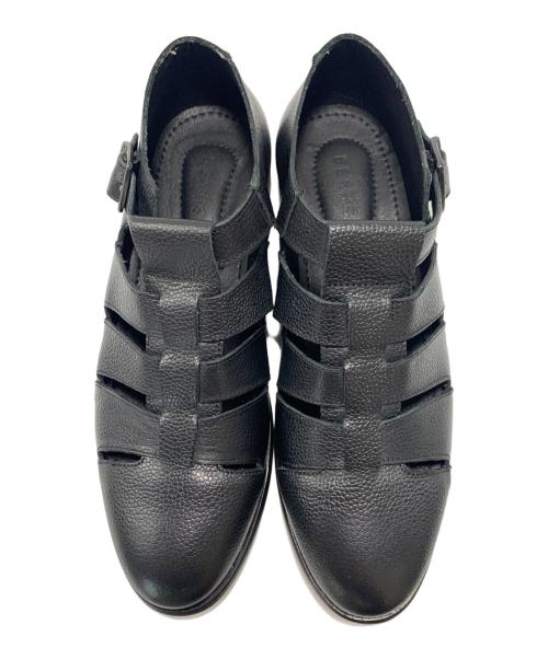 BEAMS（ビームス）BEAMS (ビームス) スコッチレザーグルカサンダル ブラック サイズ:SIZE41の古着・服飾アイテム