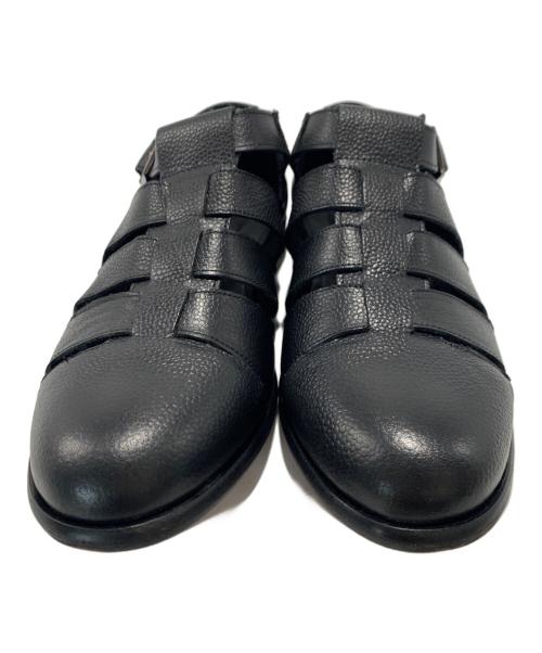 BEAMS（ビームス）BEAMS (ビームス) スコッチレザーグルカサンダル ブラック サイズ:SIZE41の古着・服飾アイテム