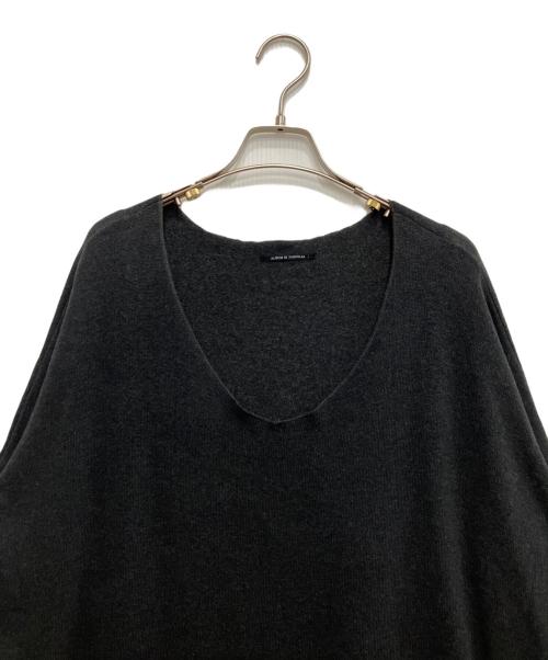 album di famiglia（アルバム ディ ファミリア）album di famiglia (アルバム ディ ファミリア) ニットワンピース チャコールグレー サイズ:Lの古着・服飾アイテム