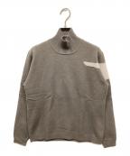 mina perhonenミナ ペルホネン）の古着「ウールハイネックニット」｜グレー