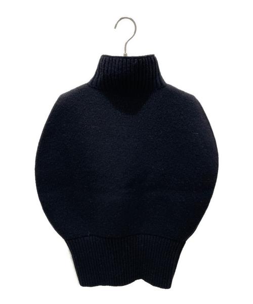 BOTTEGA VENETA（ボッテガベネタ）BOTTEGA VENETA (ボッテガベネタ) ニットハイネックベスト ブラック サイズ:Sの古着・服飾アイテム