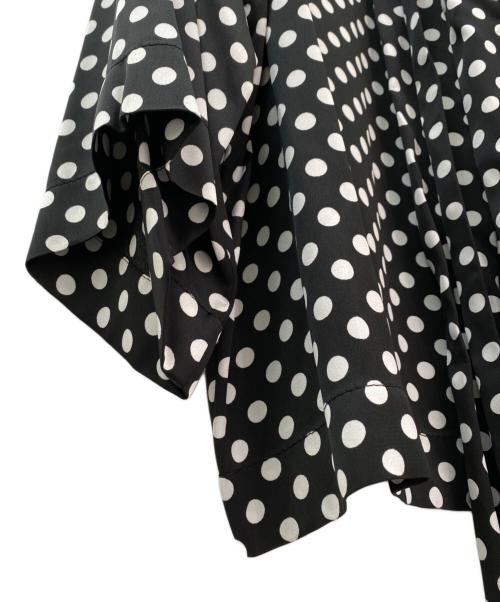 Saint Laurent Paris（サンローランパリ）Saint Laurent Paris (サンローランパリ) ドットボウタイブラウス ブラック サイズ:34の古着・服飾アイテム