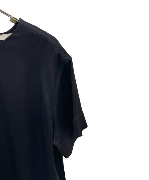 CELINE（セリーヌ）CELINE (セリーヌ) バックスリットブラウス ブラック サイズ:40の古着・服飾アイテム