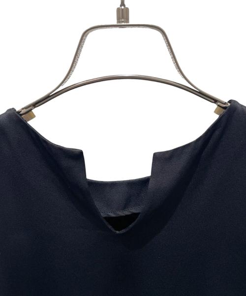 CELINE（セリーヌ）CELINE (セリーヌ) バックスリットブラウス ブラック サイズ:40の古着・服飾アイテム
