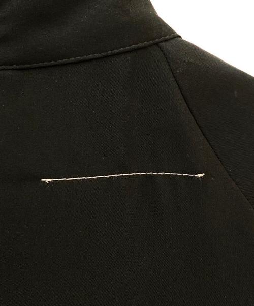 MM6 Maison Margiela（エムエムシックスメゾンマルジェラ）MM6 Maison Margiela (エムエムシックスメゾンマルジェラ) ギャザーハイネックブラウス ブラック サイズ:40の古着・服飾アイテム