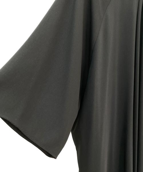 MM6 Maison Margiela（エムエムシックスメゾンマルジェラ）MM6 Maison Margiela (エムエムシックスメゾンマルジェラ) ギャザーハイネックブラウス ブラック サイズ:40の古着・服飾アイテム